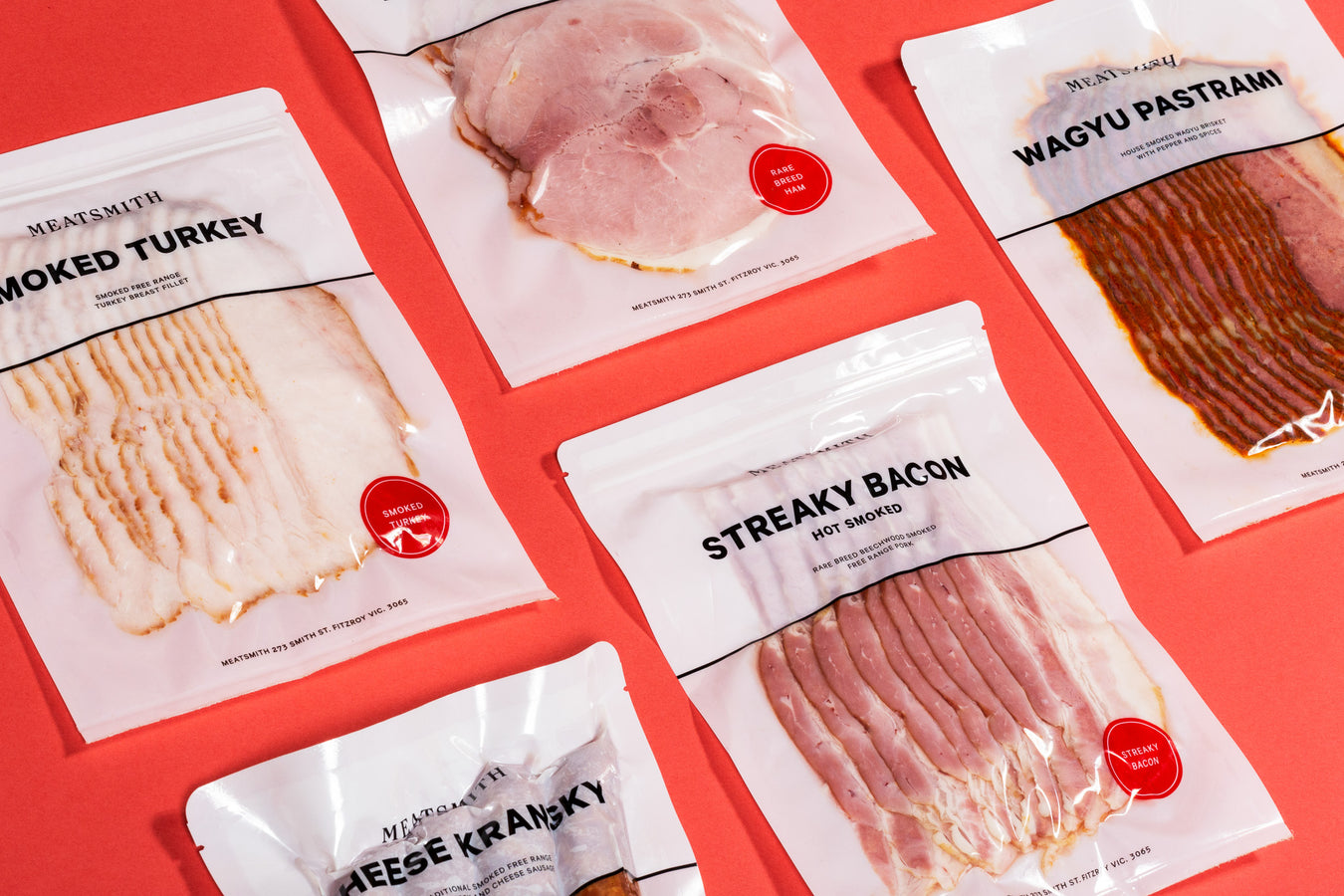Meatsmith food packaging design