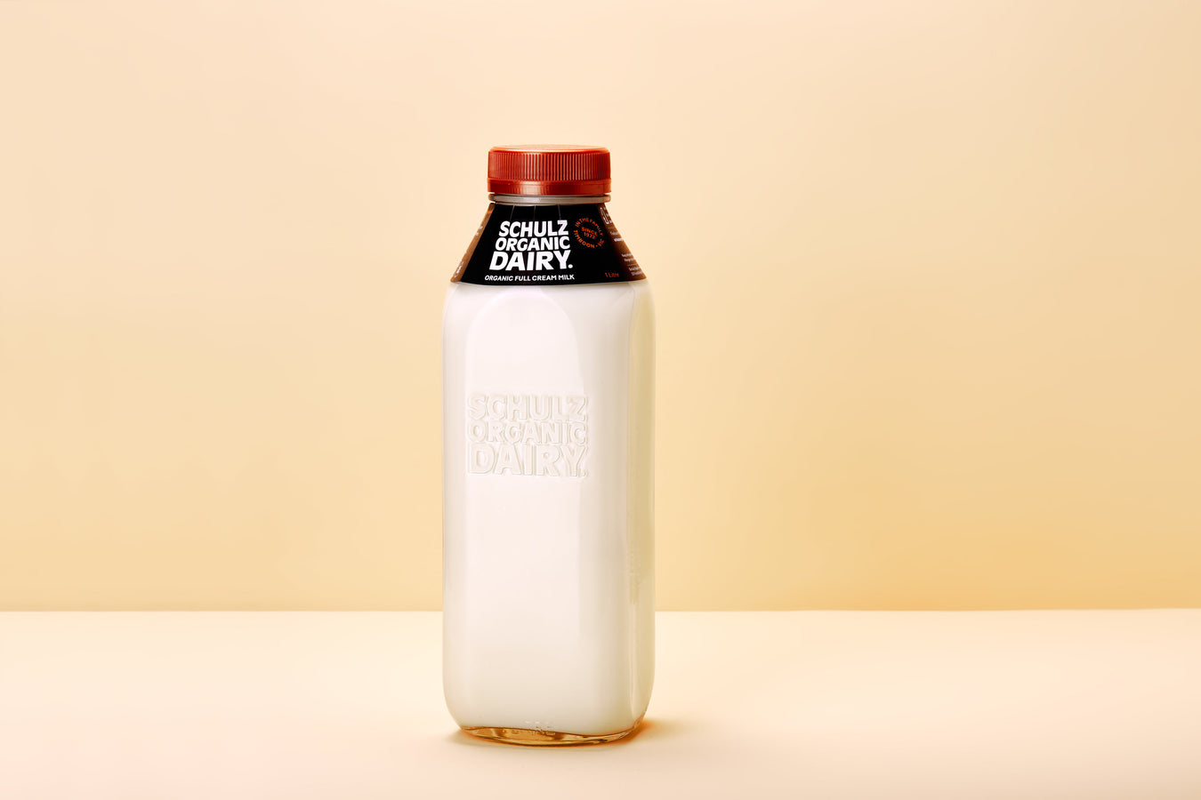 Schulz milk bottle packaging design