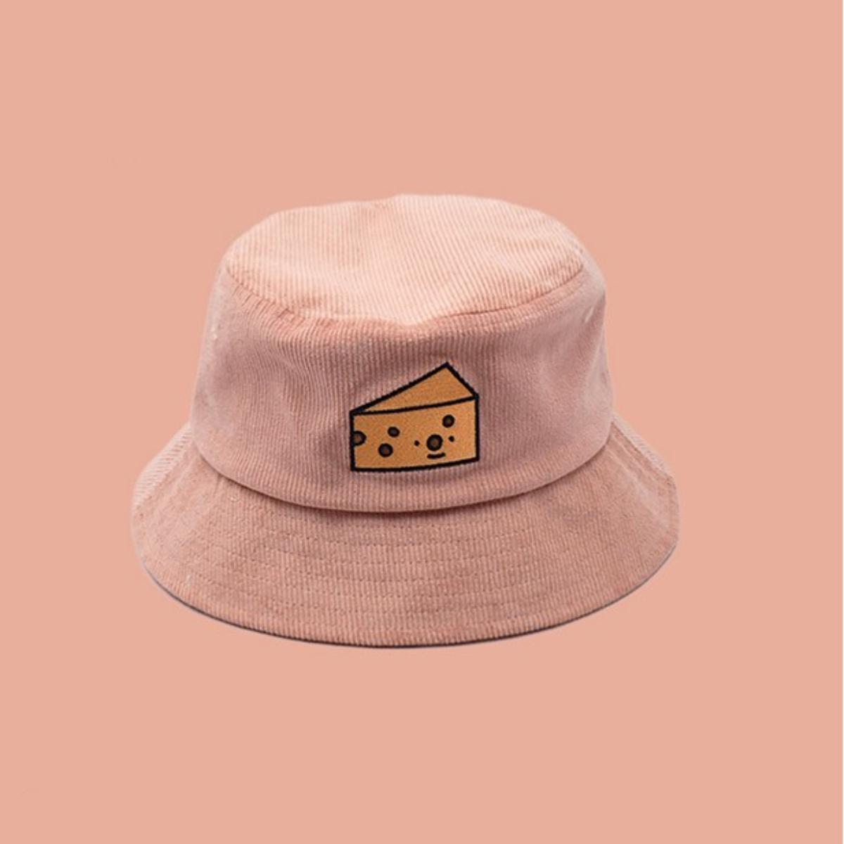 Customised bucket hat merch design with embroidered patch